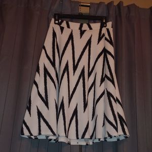 Black and white skirt